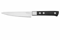 Maserin TEGI 2500-12PN Cuchillo Para Carne Negro, 12 Cm