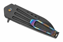 Medford Nosferatu Flipper S45VN PVD, PVD Handles, Flm HW & Clip, Navaja -KNIVESANDTOOLS Ventas MF 22 NO 01 08 medford