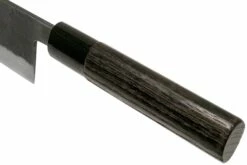 Munetoshi Nashiji Black Bunka Cuchillo De Chef 16.5 Cm -KNIVESANDTOOLS Ventas MINB002 05 munetoshi