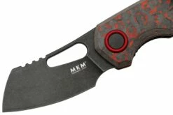 MKM Isonzo FX03-2CLD Cleaver Dark Stonewashed, Lava Flow Carbon Fibre Navaja, Diseño De Jesper Voxnaes -KNIVESANDTOOLS Ventas MMK FX03 2CLD 03 mkm