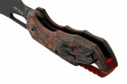 MKM Isonzo FX03-2CLD Cleaver Dark Stonewashed, Lava Flow Carbon Fibre Navaja, Diseño De Jesper Voxnaes -KNIVESANDTOOLS Ventas MMK FX03 2CLD 04 mkm