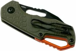 MKM Isonzo FX03-3PGO Clip Point OD Green FRN, Black Blade Navaja, Jesper Voxnaes Design -KNIVESANDTOOLS Ventas MMK FX03 3PGO 04 mkm knives