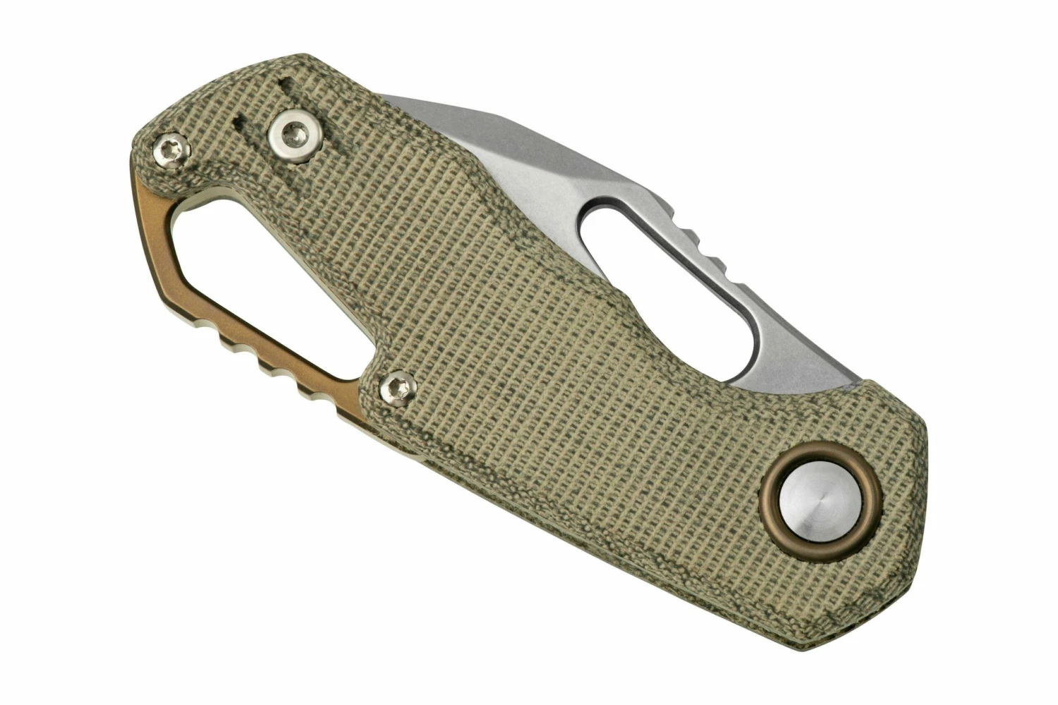 MKM Isonzo FX03M-3GC Clippoint M390, Green Canvas Micarta Navaja, Jesper Voxnaes Design 8 MKM Isonzo FX03M-3GC Clippoint M390, Green Canvas Micarta Navaja, Jesper Voxnaes Design - Imagen 6