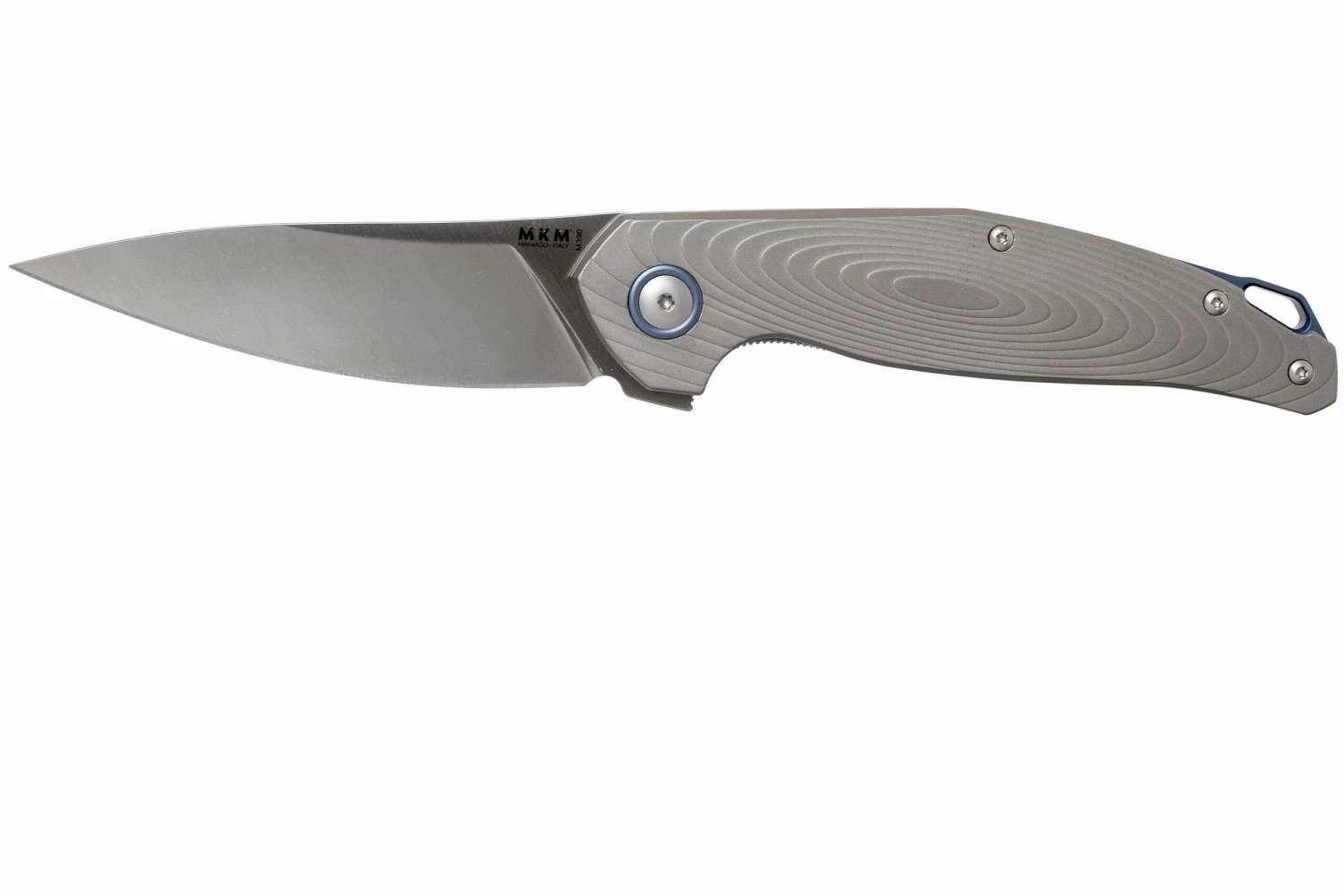 MKM Goccia GC-T Blasted Titanium Navaja, Jens Anso Design 3 MKM Goccia GC-T Blasted Titanium Navaja, Jens Anso Design