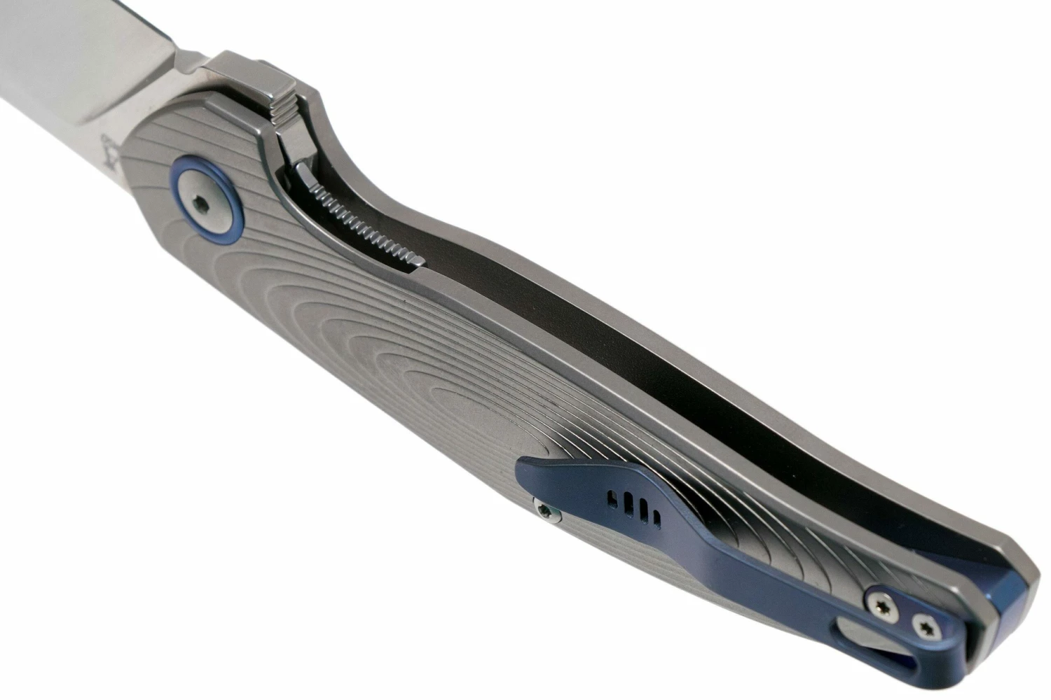 MKM Goccia GC-T Blasted Titanium Navaja, Jens Anso Design 7 MKM Goccia GC-T Blasted Titanium Navaja, Jens Anso Design - Imagen 5