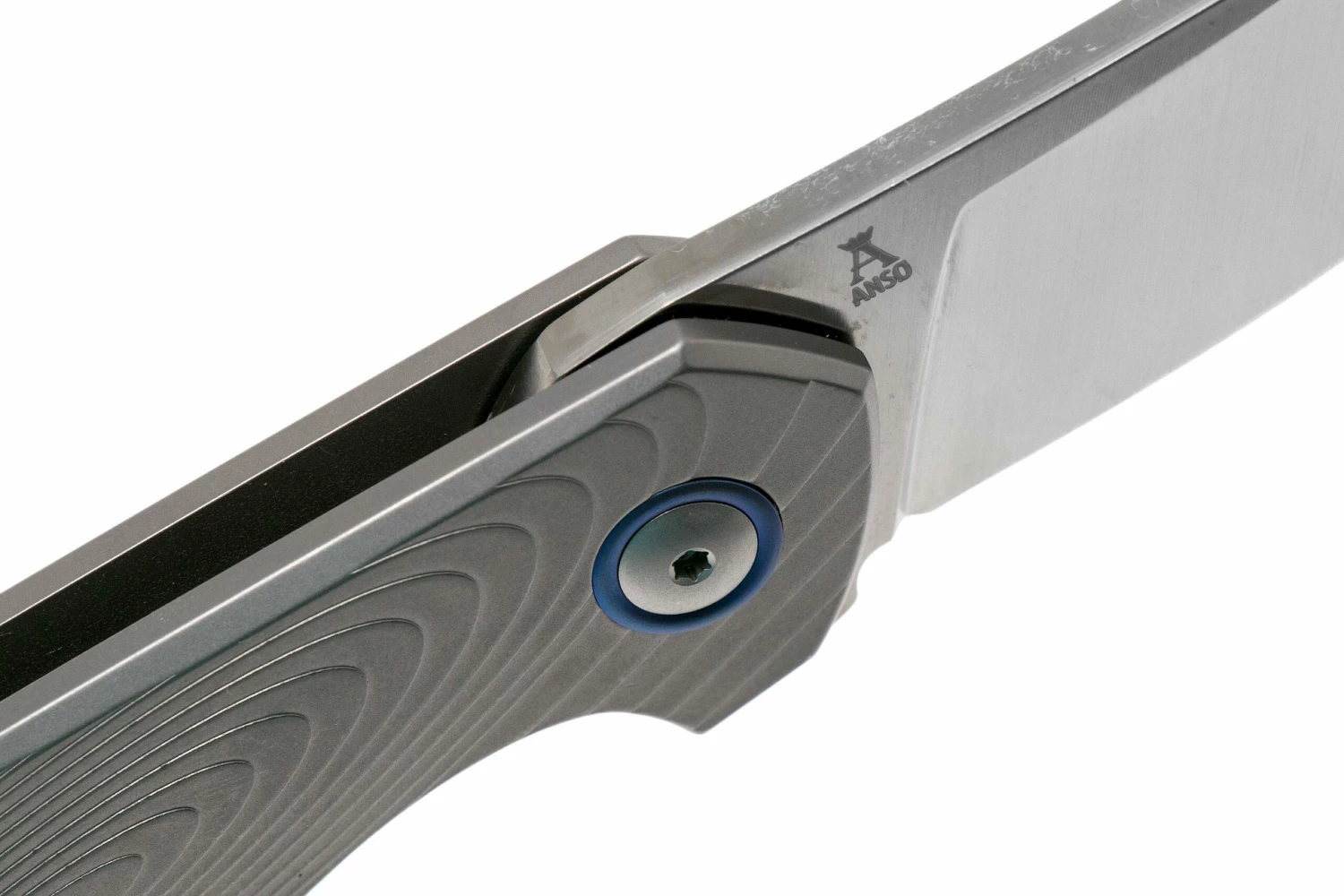 MKM Goccia GC-T Blasted Titanium Navaja, Jens Anso Design 8 MKM Goccia GC-T Blasted Titanium Navaja, Jens Anso Design - Imagen 6