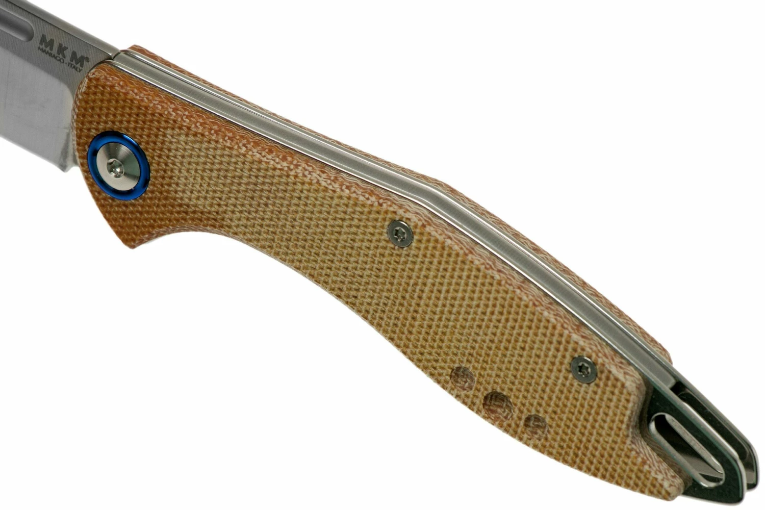 MKM Fara MY01-NC Natural Micarta Navaja, Lucas Burnley Design 9 MKM Fara MY01-NC Natural Micarta Navaja, Lucas Burnley Design - Imagen 7