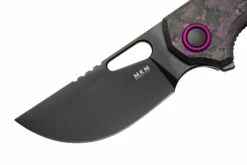 MKM Vincent VCV-CPD Black PVD VANAX, Purple Haze Carbon Fibre, Purple Aluminum Navaja, Diseño De Jesper Voxnaes -KNIVESANDTOOLS Ventas MMK VCV CPD 03 mkm