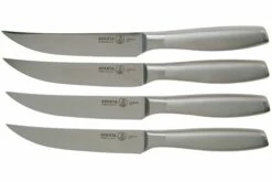 Messermeister Avanta L9684-5-4S, Juego De Cuchillos Para Carne De 4 Piezas, Plata