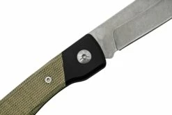 Mercury Luc 9LUCEXSWALCV-C, Elmax, Green Canvas Micarta, Navaja -KNIVESANDTOOLS Ventas MY9LUCEXSWALCV C 05 mercury