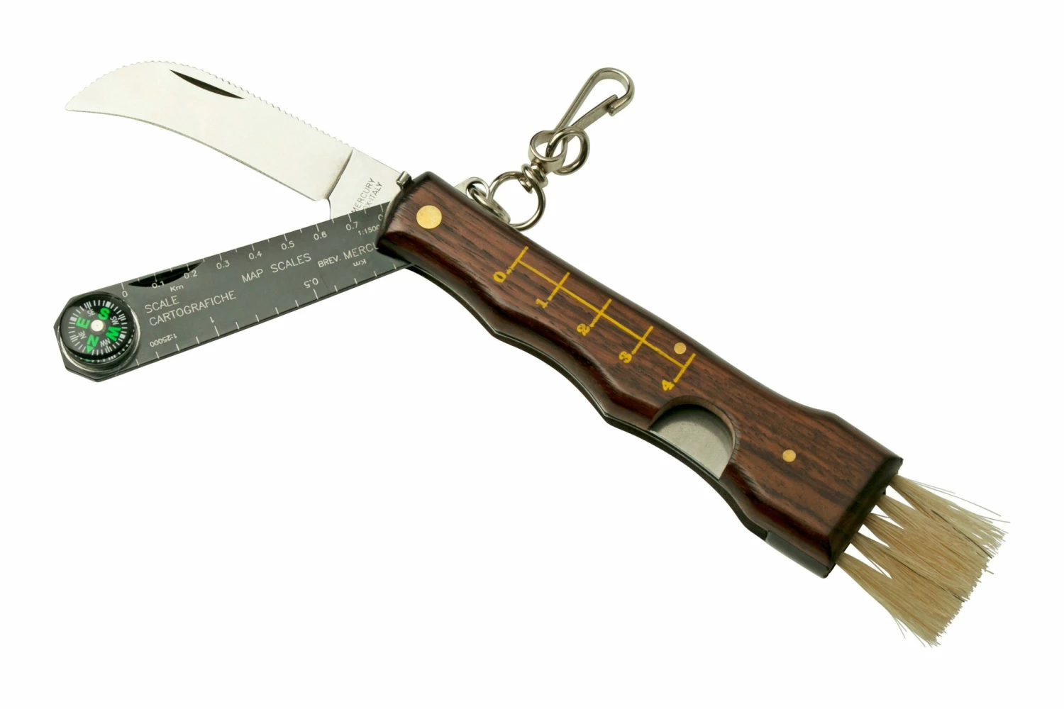 Mercury Mico 2 9M2FC Rose Wood, Cuchillo Para Setas Con Brújula 3 Mercury Mico 2 9M2FC Rose Wood, Cuchillo Para Setas Con Brújula