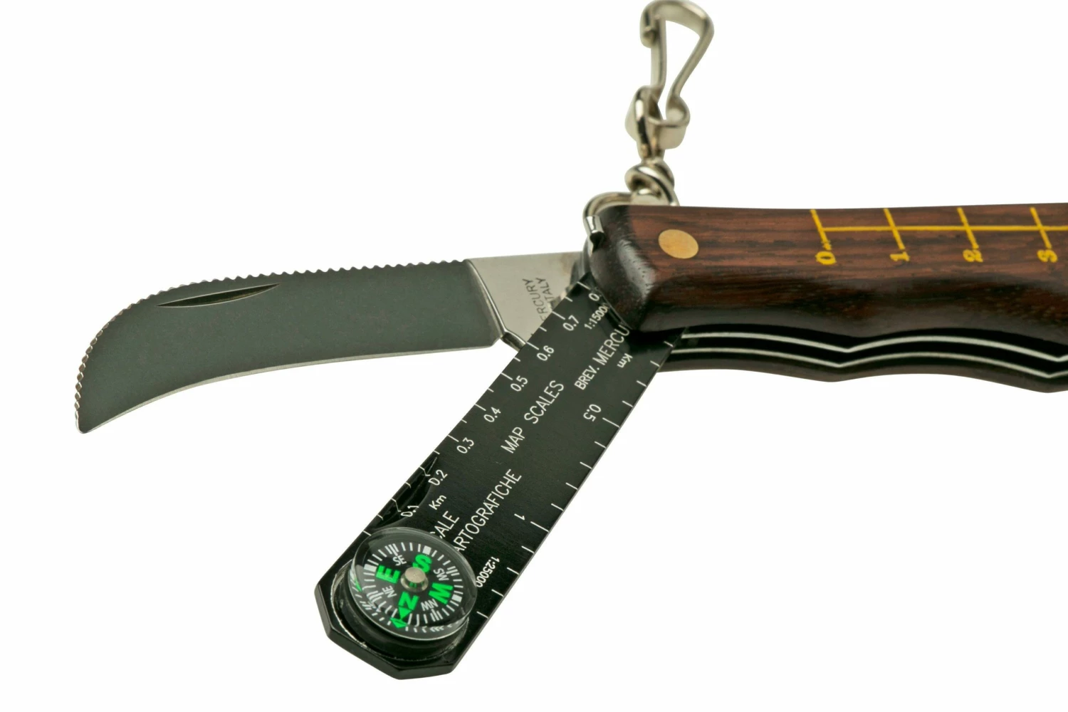 Mercury Mico 2 9M2FC Rose Wood, Cuchillo Para Setas Con Brújula 7 Mercury Mico 2 9M2FC Rose Wood, Cuchillo Para Setas Con Brújula - Imagen 5