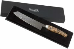 Nesmuk EXCLUSIVE C90 Cuchillo De Chef 18 Cm, Karelian Birch Burl, EDC90BM180 -KNIVESANDTOOLS Ventas NEEDC90BM180 08 nesmuk exclusive needc90bm180 08