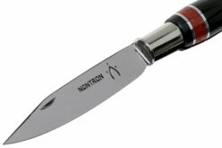 Nontron No. 25 Nickel Silver Turning Ferrule, Marquetry Ebony Padouk, Forma De Bola NN25BOEBPA Navaja -KNIVESANDTOOLS Ventas NN25BOEBPA 03 nontron