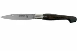 Nontron No. 25 Turning Ferrule, Ebony, Forma De Zueco NN25EB Navaja