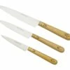 Nontron Traditional Set Of 3 Kitchen Knives, T3OFRBU Juego De Cuchillos De 3 Piezas -KNIVESANDTOOLS Ventas NNT3OFRBU 01 nontron