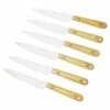 Nontron Traditional Set Of 6 Kitchen Knives, T6OF12RBU Juego De Cuchillos De 6 Piezas -KNIVESANDTOOLS Ventas NNT6OF12RBU 01 nontron