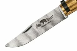 Old Bear Classical Olive M, Damascus DS93X, 9305-19-LU Navaja 12 Old Bear Classical Olive M, Damascus DS93X, 9305-19-LU Navaja -KNIVESANDTOOLS Ventas OB9305 19 LU 03 oldbear