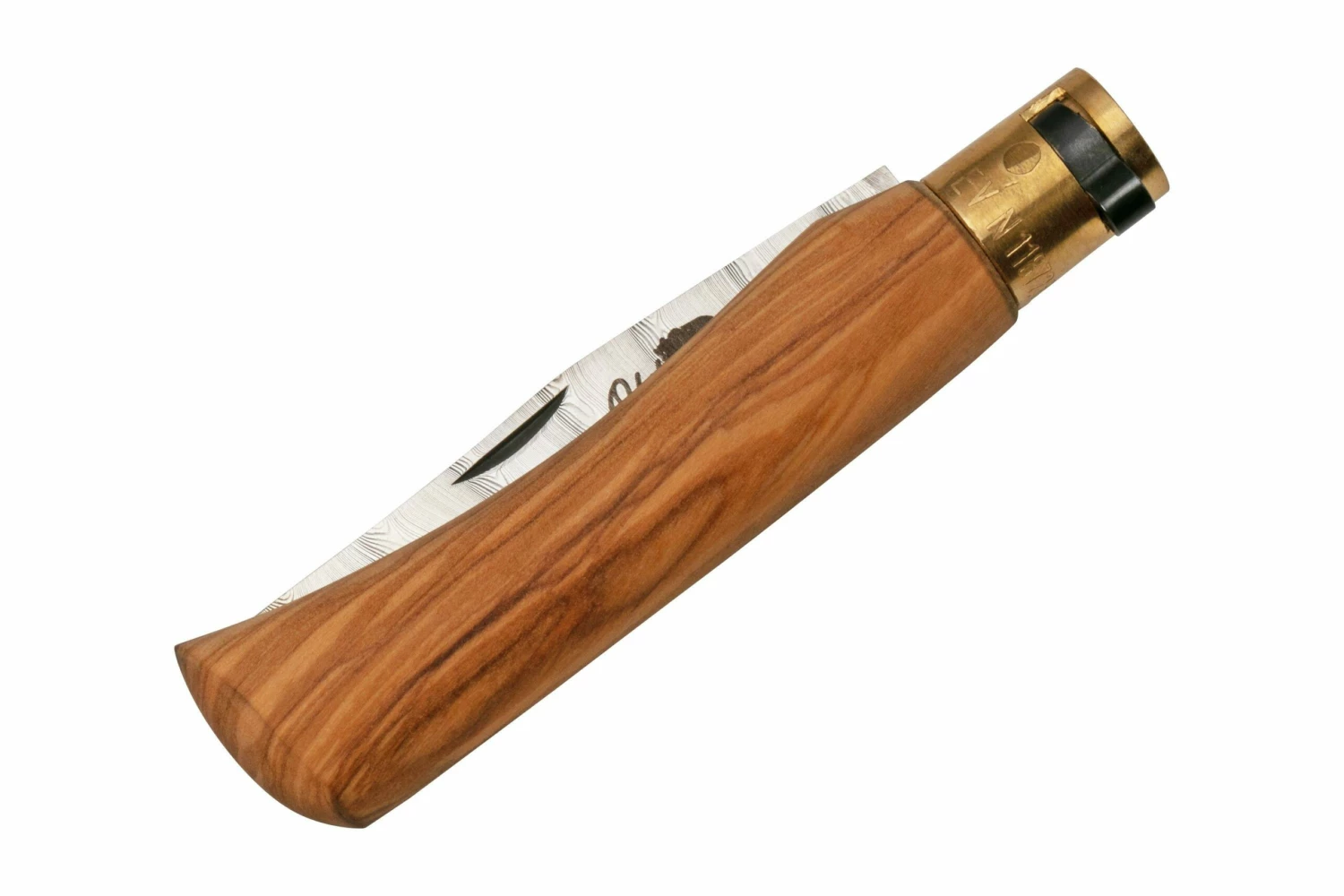 Old Bear Classical Olive M, Damascus DS93X, 9305-19-LU Navaja 6 Old Bear Classical Olive M, Damascus DS93X, 9305-19-LU Navaja - Imagen 4