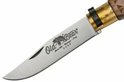 Old Bear Classical Carved Walnut M, 9307-19-LNI Navaja -KNIVESANDTOOLS Ventas OB9307 19 LNI 03 oldbear