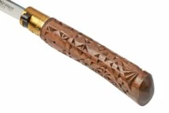 Old Bear Classical Carved Walnut M, 9307-19-LNI Navaja -KNIVESANDTOOLS Ventas OB9307 19 LNI 05 oldbear
