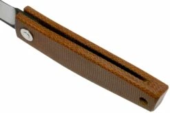 Ohta FK5 Higonokami-navaja, Natural Canvas Micarta -KNIVESANDTOOLS Ventas OHTA OFF FK5 M N 05 ohta knives