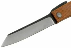 Ohta FK9 Higonokami-navaja, Natural Canvas Micarta -KNIVESANDTOOLS Ventas OHTA OFF FK9 M N 03 ohta knives