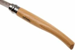 Opinel Navaja No. 12 Slim Line, Acero Inoxidable, Madera De Haya -KNIVESANDTOOLS Ventas OP000518 06 opinel op000518 06
