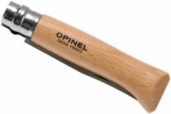 Opinel Navaja No. 8 Classic, Acero Inoxidable, Con Funda De Cuero, Madera De Haya -KNIVESANDTOOLS Ventas OP001089 04 opinel v201903