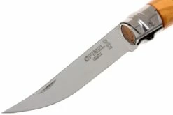 Opinel Navaja No. 8 Slim Line, Acero Inoxidable, Madera De Olivo -KNIVESANDTOOLS Ventas OP001144 03 opinel op001144 03