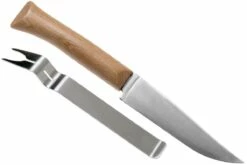 Opinel Cheese Set, Cuchillo De Queso Y Tenedor Acero Inoxidable, 1834 -KNIVESANDTOOLS Ventas OP001834 03 opinel op001834 03