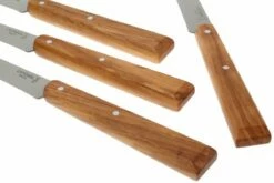 Opinel T001515, Cuchillo Para Carne, Esprit Sud, Madera De Olivo -KNIVESANDTOOLS Ventas OPT001515 04 opinel tafelmesset esprit sud olijf opt001515 d3