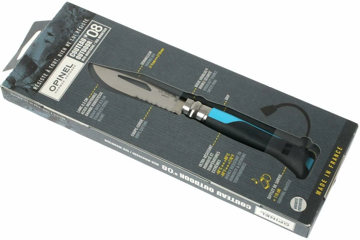 Opinel 001576 Outdoor Navaja No. 08 8 Opinel 001576 Outdoor Navaja No. 08 - Imagen 6