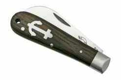 Otter Anchor Knife 171 RML Small Stainless, Smoked Oak, Stainless Anchor, Navaja -KNIVESANDTOOLS Ventas OR171RML 06 otter