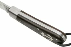 Otter Anchor Knife 172 LB Large Carbon, Smoked Oak, Stainless Anchor, Leather Strap, Navaja -KNIVESANDTOOLS Ventas OR172LB 07 otter