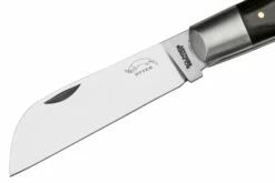 Otter Anchor Knife 173 M.L. Large Carbon, Grenadilla, Brass Anchor, Navaja -KNIVESANDTOOLS Ventas OR173ML 03 otter