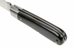 Otter Anchor Knife 173 M.L. Large Carbon, Grenadilla, Brass Anchor, Navaja -KNIVESANDTOOLS Ventas OR173ML 05 otter