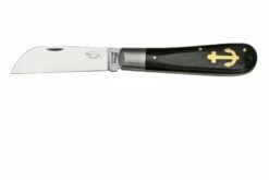 Otter Anchor Knife 173 R.m.L. Large Stainless, Grenadilla, Brass Anchor, Navaja