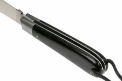 Otter Anchor Knife SET 173 Large Stainless, Grenadilla, Brass Anchor, Leather Strap Navaja -KNIVESANDTOOLS Ventas ORSET173 04 otter