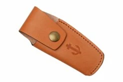 Otter Anchor Knife SET 173 Large Stainless, Grenadilla, Brass Anchor, Leather Strap Navaja -KNIVESANDTOOLS Ventas ORSET173 08 otter