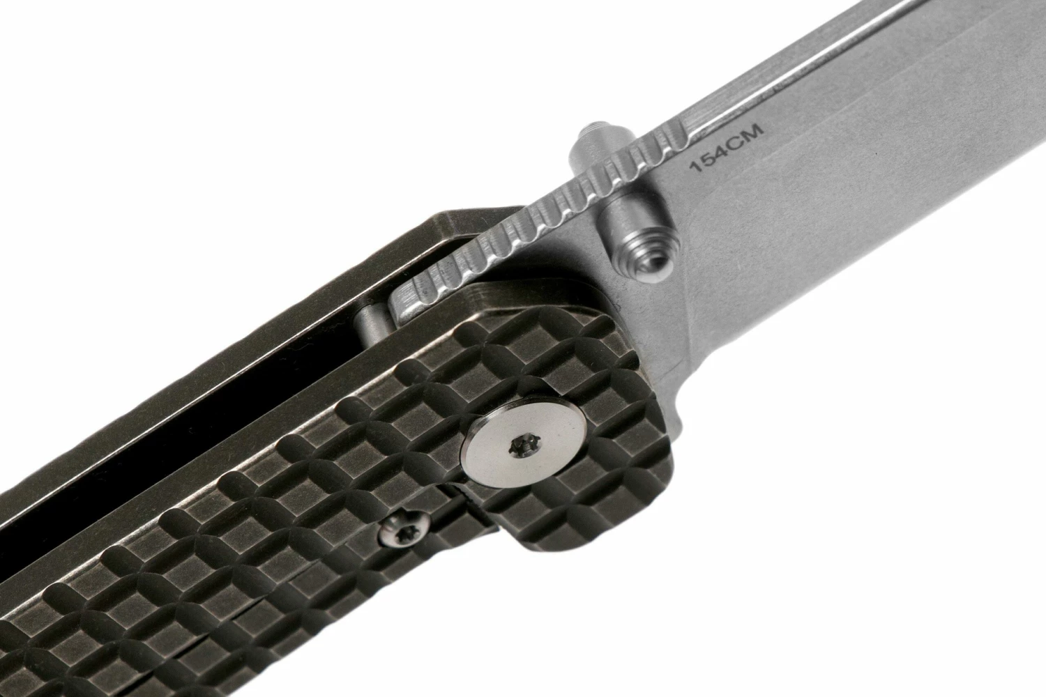 QSP Knife Penguin QS130-NFRG Textured Titanium, Satin 154CM Navaja 8 QSP Knife Penguin QS130-NFRG Textured Titanium, Satin 154CM Navaja - Imagen 6