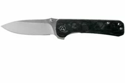 QSP Knife Hawk QS131-F Shredded Fibra De Carbono, Navaja