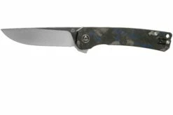 QSP Knife Osprey QS139-G1 Blue Shredded Carbon Fiber, Satin, Navaja