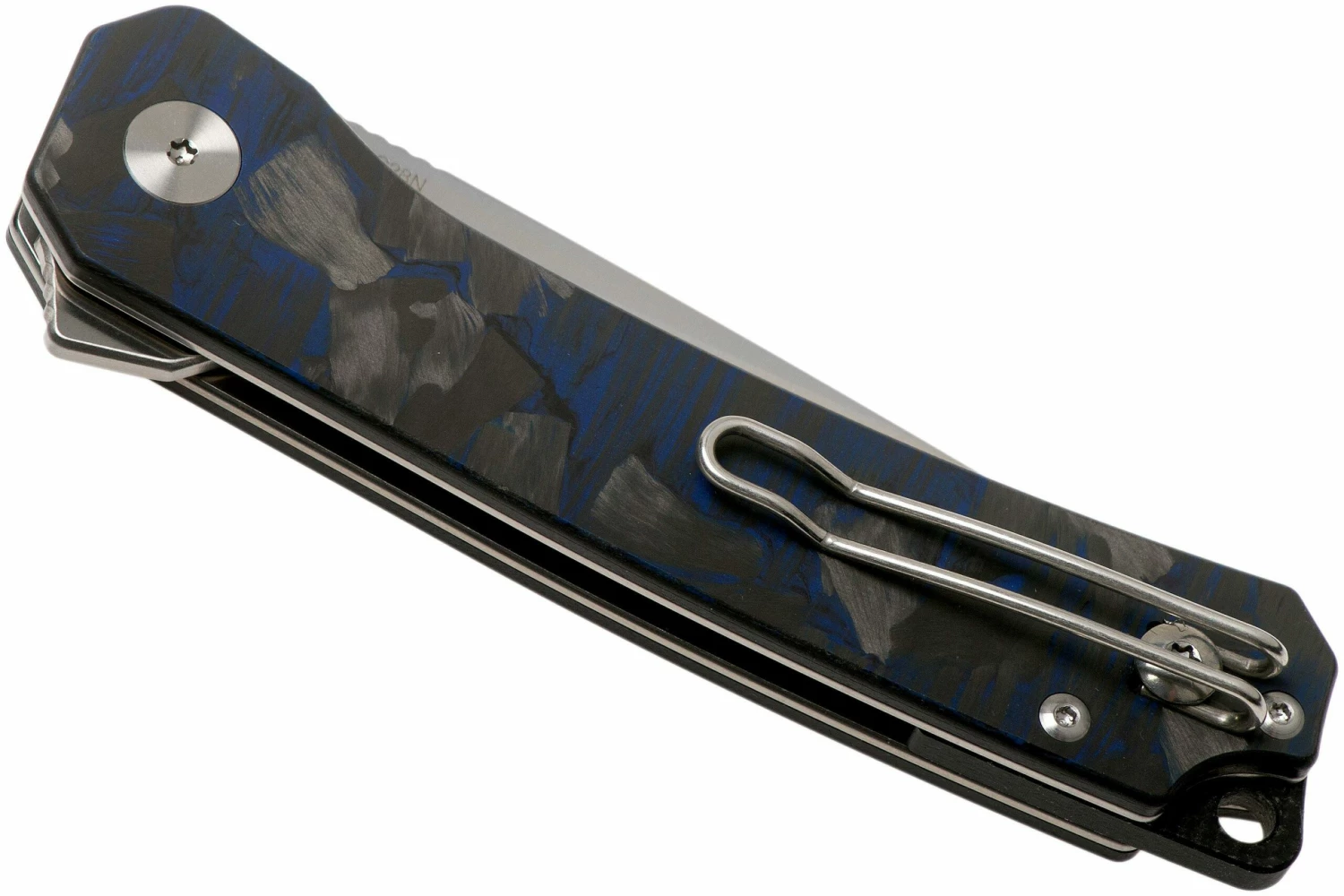 QSP Knife Osprey QS139-G1 Blue Shredded Carbon Fiber, Satin, Navaja 6 QSP Knife Osprey QS139-G1 Blue Shredded Carbon Fiber, Satin, Navaja - Imagen 4