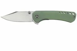 QSP Knife Kestrel QS145-A2 Stonewashed Jade G10, Navaja