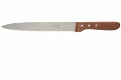 Robert Herder 1602100004 Cuchillo De Pan Y De Trinchar 25 Cm, Madera De Ciruelo