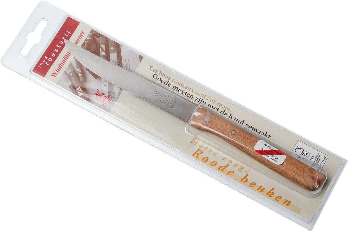 Robert Herder Cuchillo Multiusos Straight Classic Haya Roja, Acero Inoxidable 9 Robert Herder Cuchillo Multiusos Straight Classic Haya Roja, Acero Inoxidable - Imagen 7