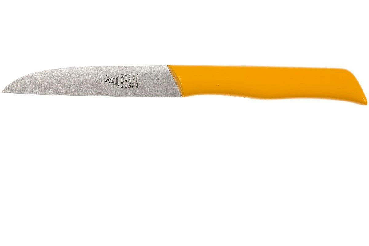 Robert Herder Straight Classic 1966 Cuchillo De Pelar, Amarillo, 8,5 Cm 3 Robert Herder Straight Classic 1966 Cuchillo De Pelar, Amarillo, 8,5 Cm