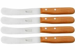 Robert Herder Buckels 9554200202 Acero Inoxidable, Madera De Cerezo, Juego De Cuchillos De Desayuno De 6 Piezas