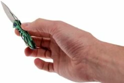 Rike Mini Hummingbird Navaja Damascus, Verde -KNIVESANDTOOLS Ventas RKMINI GR 08 rike knives mini hummingbird rkmini gr 08